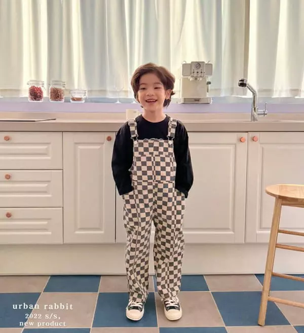 Urban Rabbit - Korean Children Fashion - #kidsstore - Slit Overalls - 4