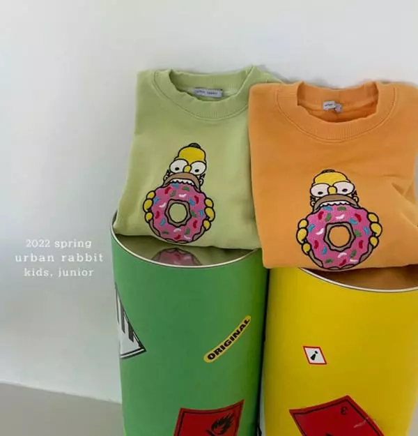 Urban Rabbit - Korean Children Fashion - #kidzfashiontrend - Dounut Embroidery Sweatshirt