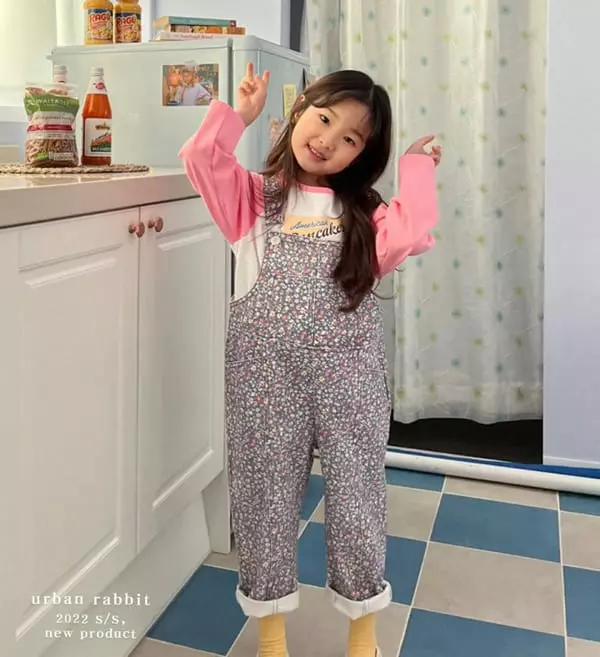 Urban Rabbit - Korean Children Fashion - #littlefashionista - Slit Overalls - 6