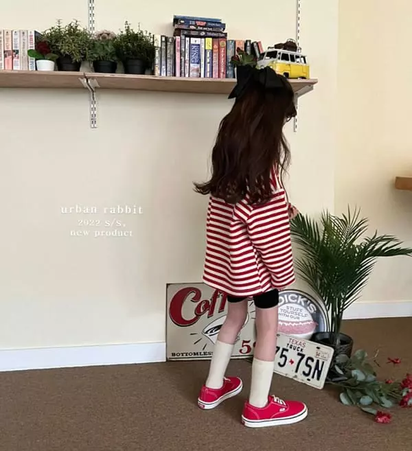 Urban Rabbit - Korean Children Fashion - #magicofchildhood - Zip-up Stripes Tee - 8