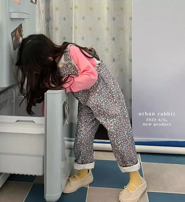 Urban Rabbit - Korean Children Fashion - #magicofchildhood - Slit Overalls - 7