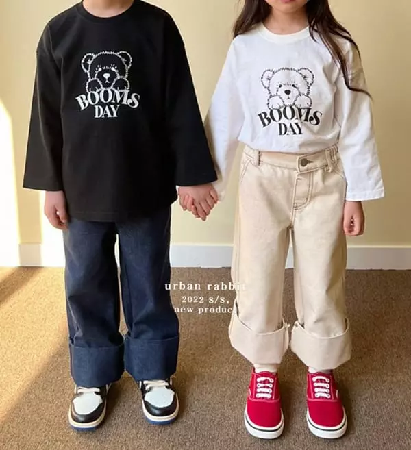 Urban Rabbit - Korean Children Fashion - #magicofchildhood - Roll Up Jeans - 8