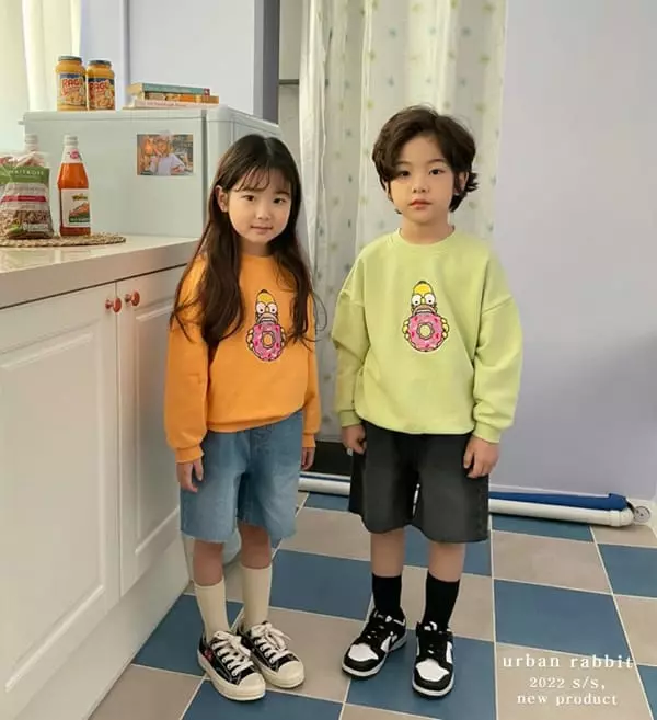 Urban Rabbit - Korean Children Fashion - #littlefashionista - Dounut Embroidery Sweatshirt - 4