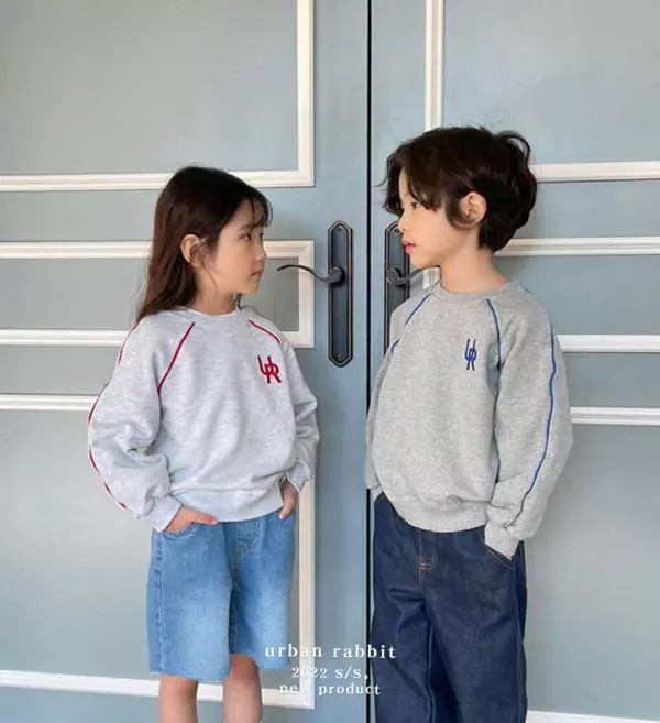 Urban Rabbit - Korean Children Fashion - #magicofchildhood - Line Embroidery Sweatshirt - 3