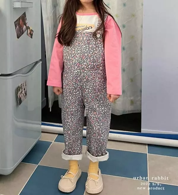 Urban Rabbit - Korean Children Fashion - #minifashionista - Slit Overalls - 8