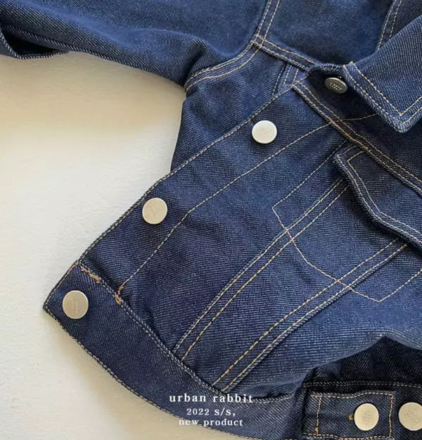Urban Rabbit - Korean Children Fashion - #minifashionista - Denim Jacket - 8