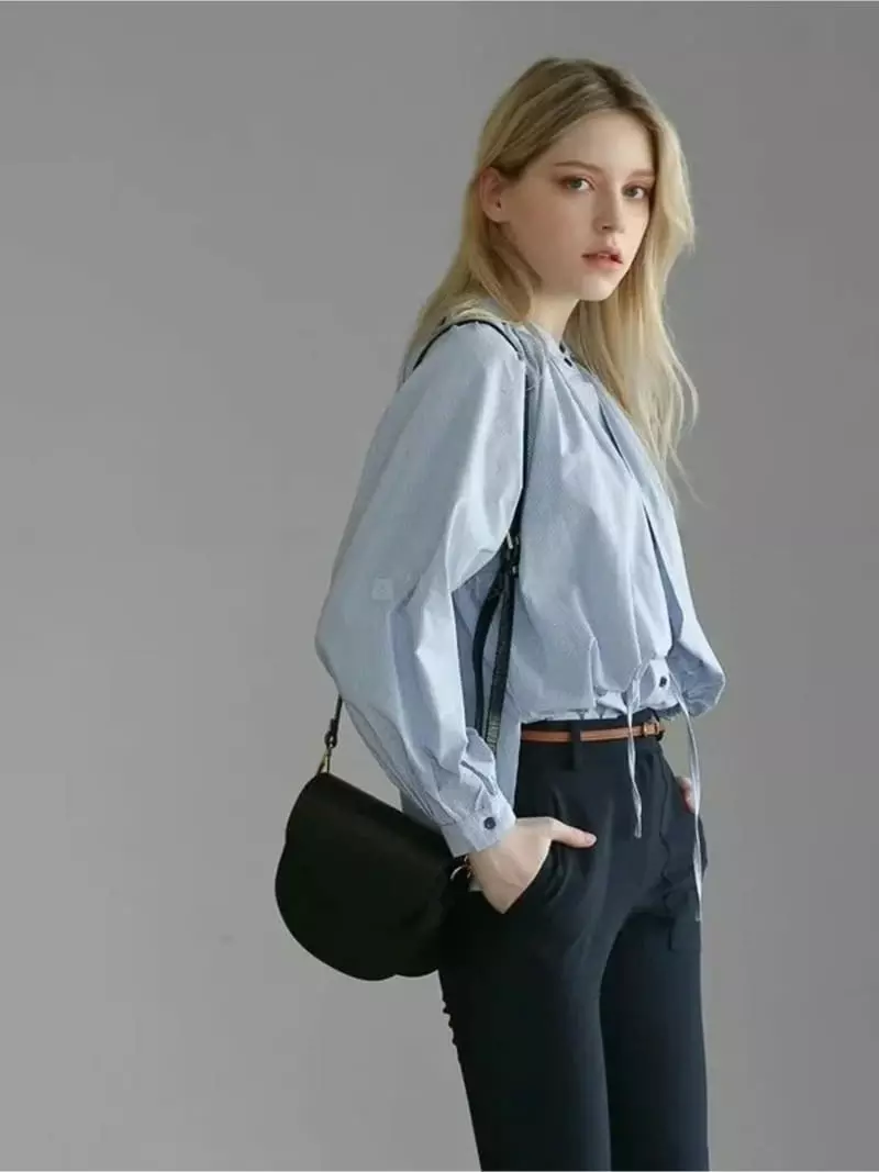 Vert Neuf - Korean Women Fashion - #restrostyle - Dolchea Double Blouse