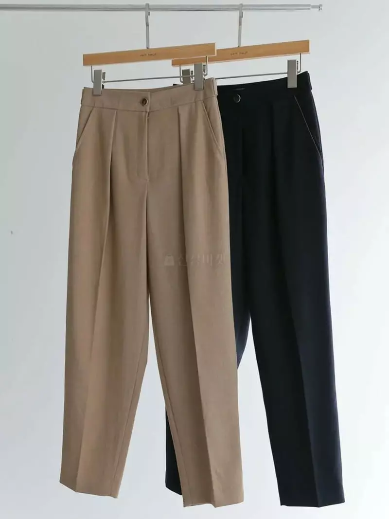 Vert Neuf - Korean Women Fashion - #romanticstyle - Sandy Volume Pants - 3