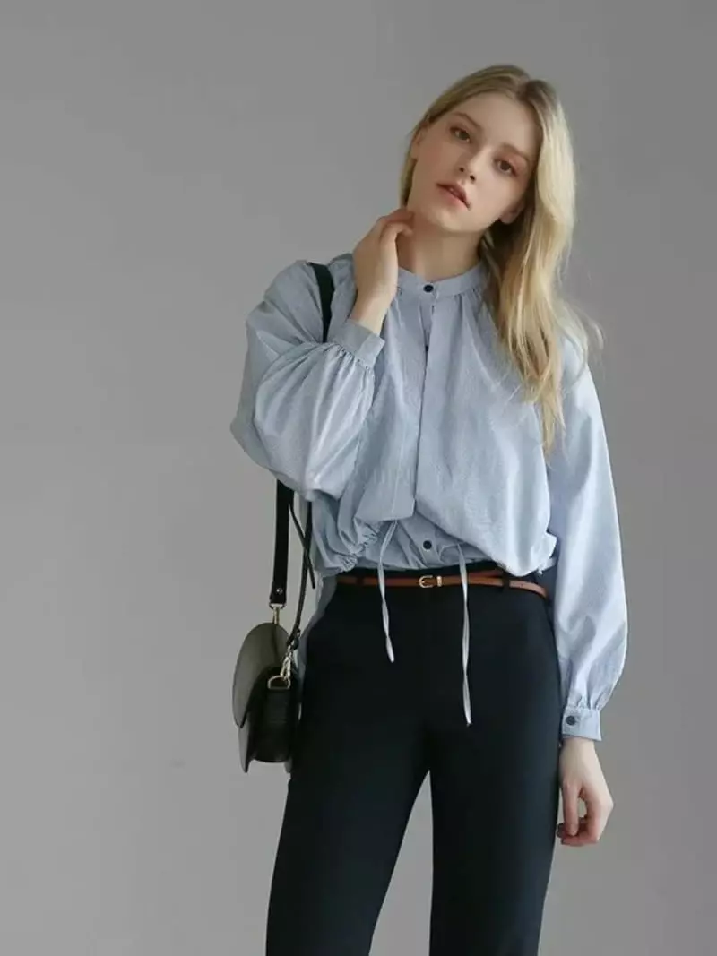 Vert Neuf - Korean Women Fashion - #romanticstyle - Dolchea Double Blouse - 2