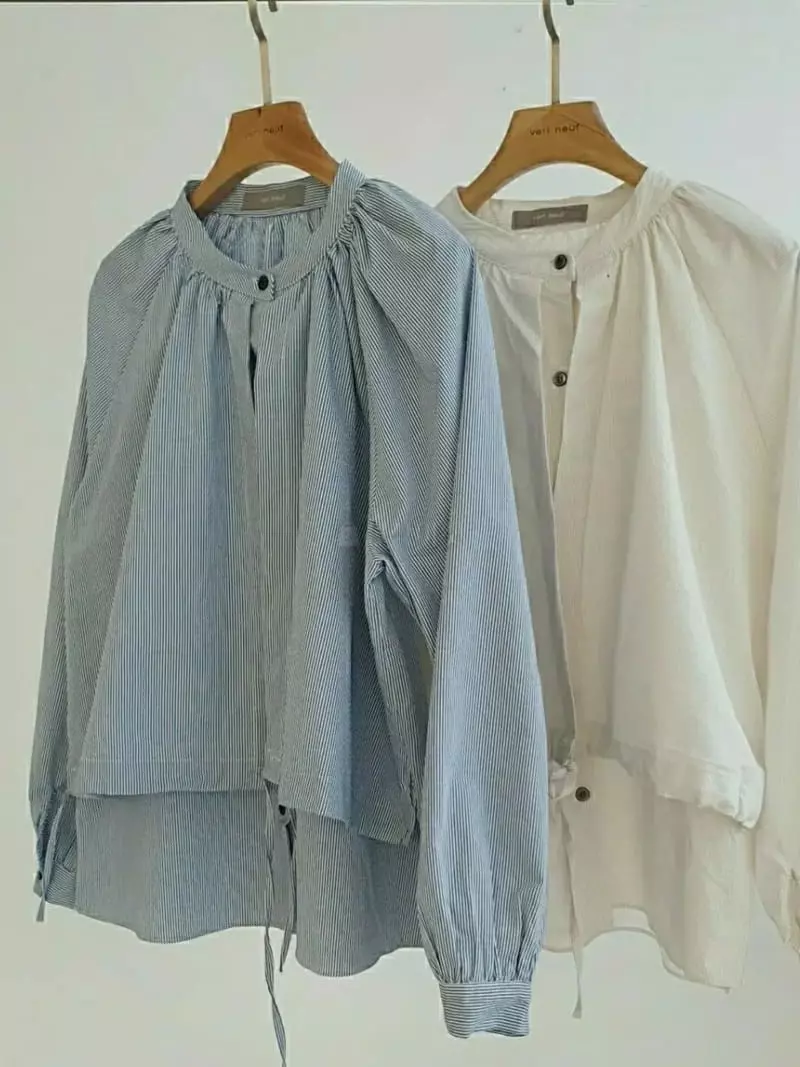 Vert Neuf - Korean Women Fashion - #shopsmall - Dolchea Double Blouse - 4