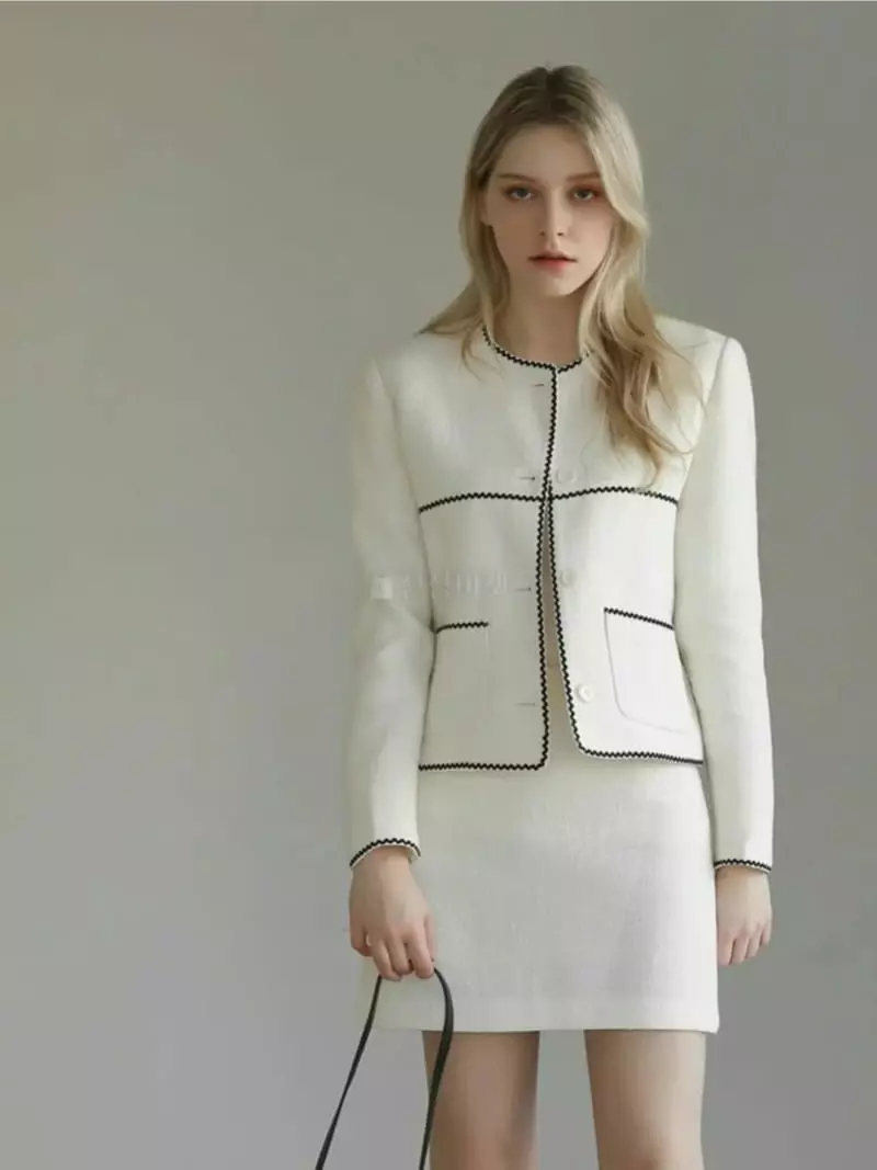 Vert Neuf - Korean Women Fashion - #thatsdarling - Dear Tweed Jacket - 2