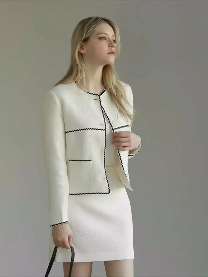Vert Neuf - Korean Women Fashion - #thelittlethings - Dear Tweed Jacket - 3