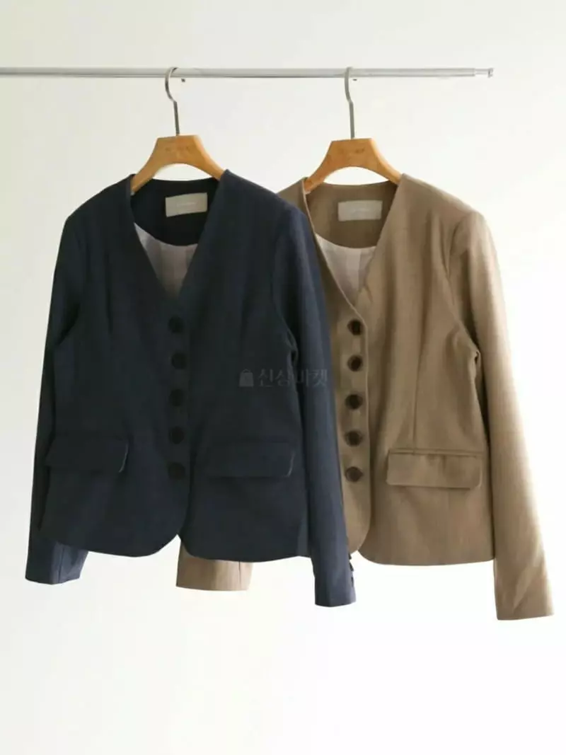 Vert Neuf - Korean Women Fashion - #vintagekidsstyle - Beaver Jacket - 3