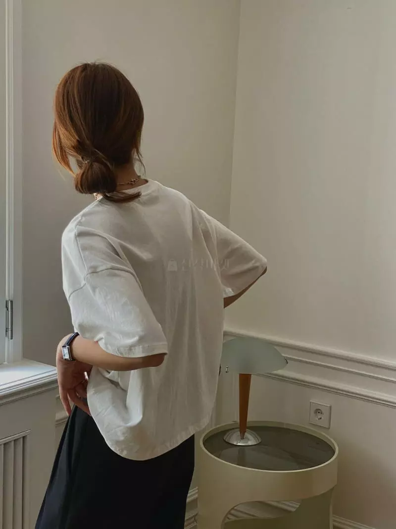 Vineyard - Korean Women Fashion - #shopsmall - Brush Tee - 4