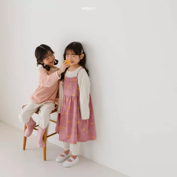 Weekly - Korean Children Fashion - #childofig - Little Star String One-piece - 3