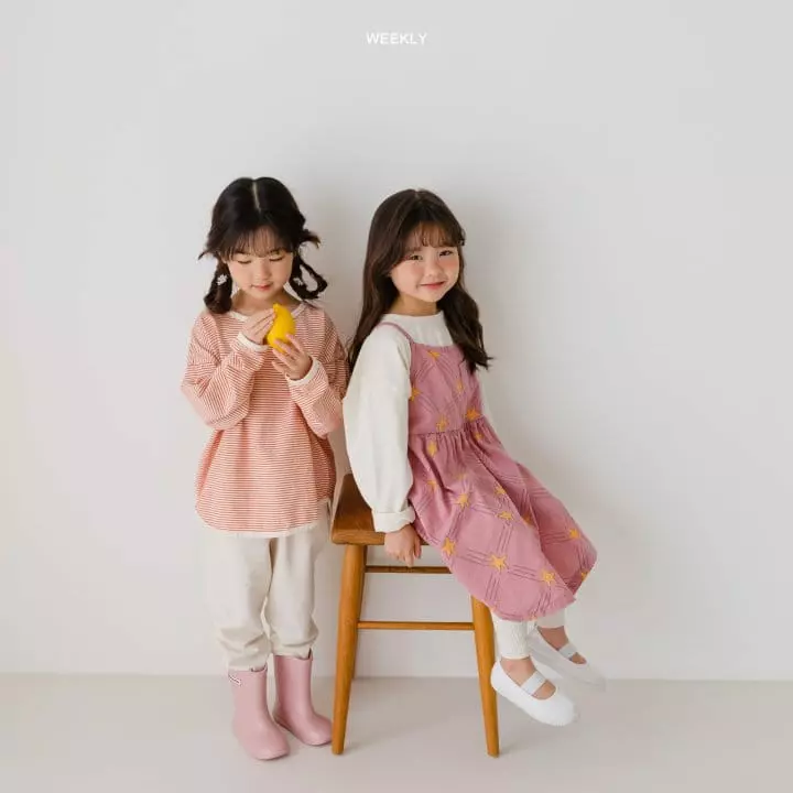 Weekly - Korean Children Fashion - #childrensboutique - Pudding Piping Tee - 12
