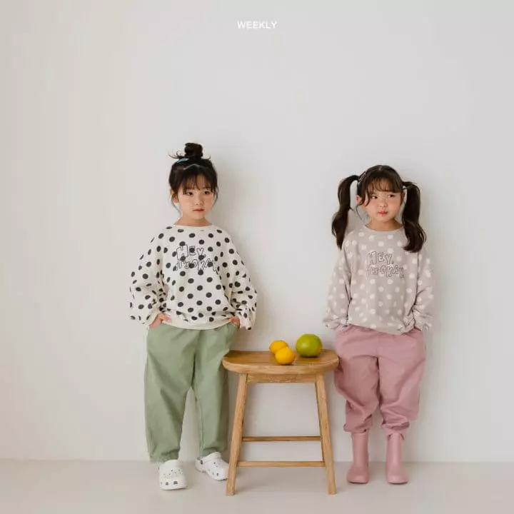 Weekly - Korean Children Fashion - #childrensboutique - Dot Sweatshirt - 6