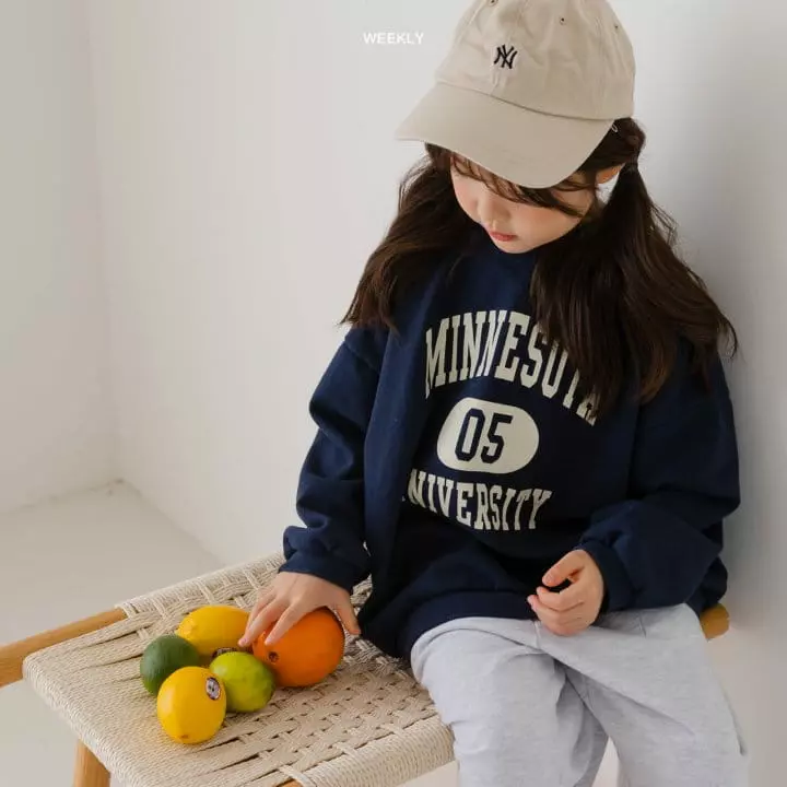Weekly - Korean Children Fashion - #designkidswear - Minesota Sweatshirt - 10