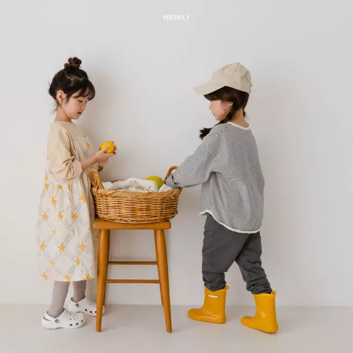 Weekly - Korean Children Fashion - #designkidswear - Merry Stripes Tee - 9