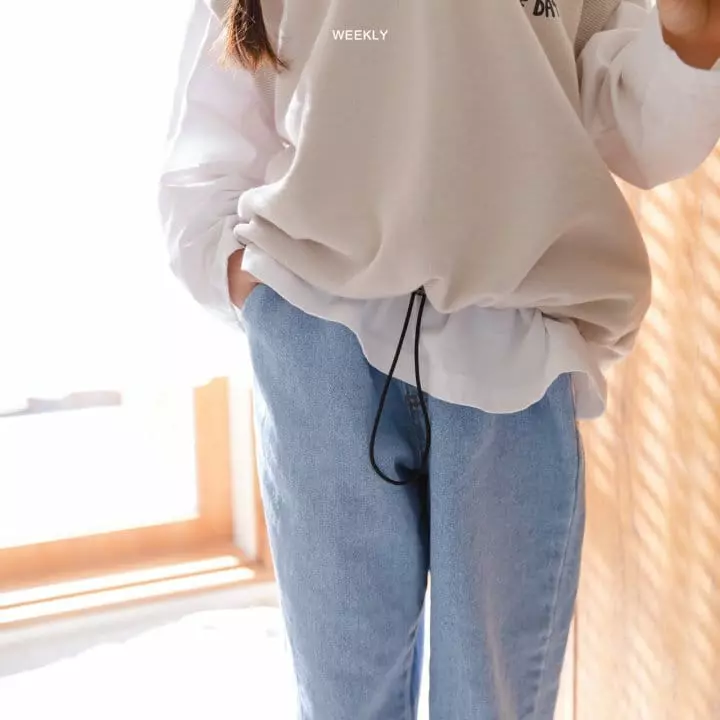 Weekly - Korean Children Fashion - #designkidswear - Charile Baggy Jeans - 3