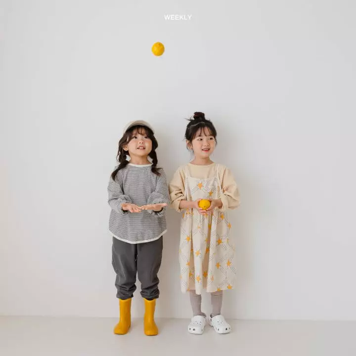Weekly - Korean Children Fashion - #discoveringself - Merry Stripes Tee - 10