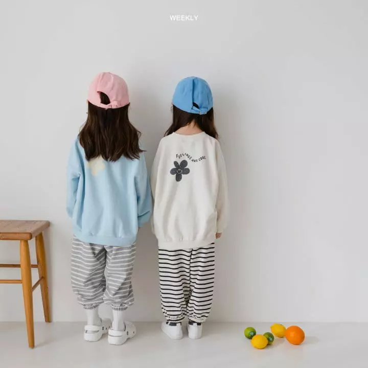 Weekly - Korean Children Fashion - #fashionkids - Flower Sweatshirt - 2