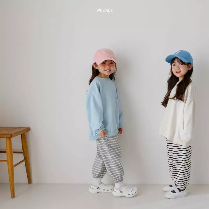 Weekly - Korean Children Fashion - #kidsshorts - Flower Sweatshirt - 4
