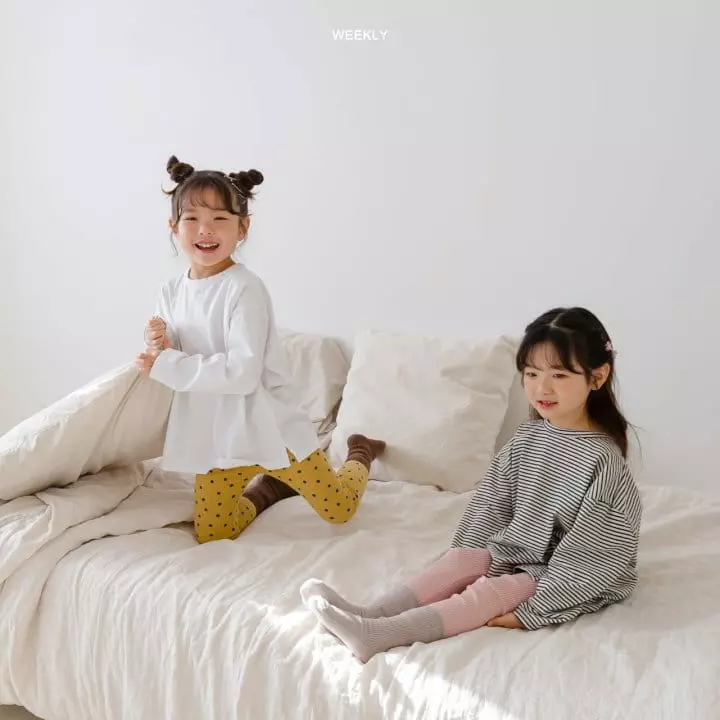 Weekly - Korean Children Fashion - #kidsstore - Layered Long Tee - 12