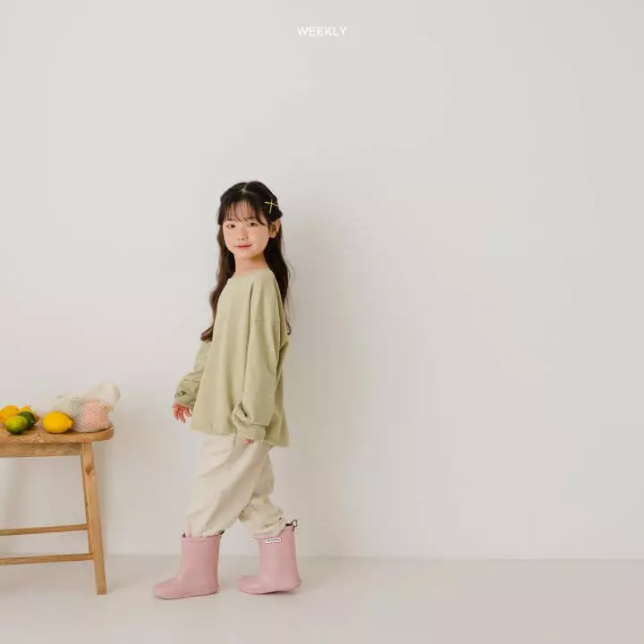 Weekly - Korean Children Fashion - #kidsstore - Melon Cotton Baggy Pants - 5
