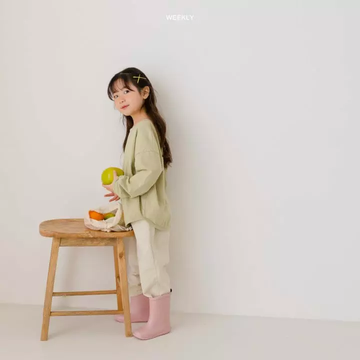 Weekly - Korean Children Fashion - #littlefashionista - Melon Cotton Baggy Pants - 8