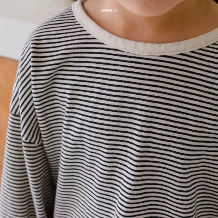 Weekly - Korean Children Fashion - #magicofchildhood - Merry Stripes Tee - 3