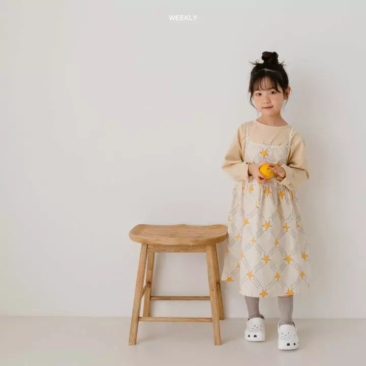 Weekly - Korean Children Fashion - #prettylittlegirls - Little Star String One-piece