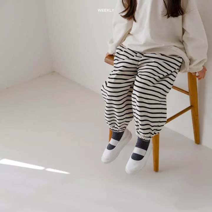 Weekly - Korean Children Fashion - #prettylittlegirls - Bbuyo Stripes Pants - 12