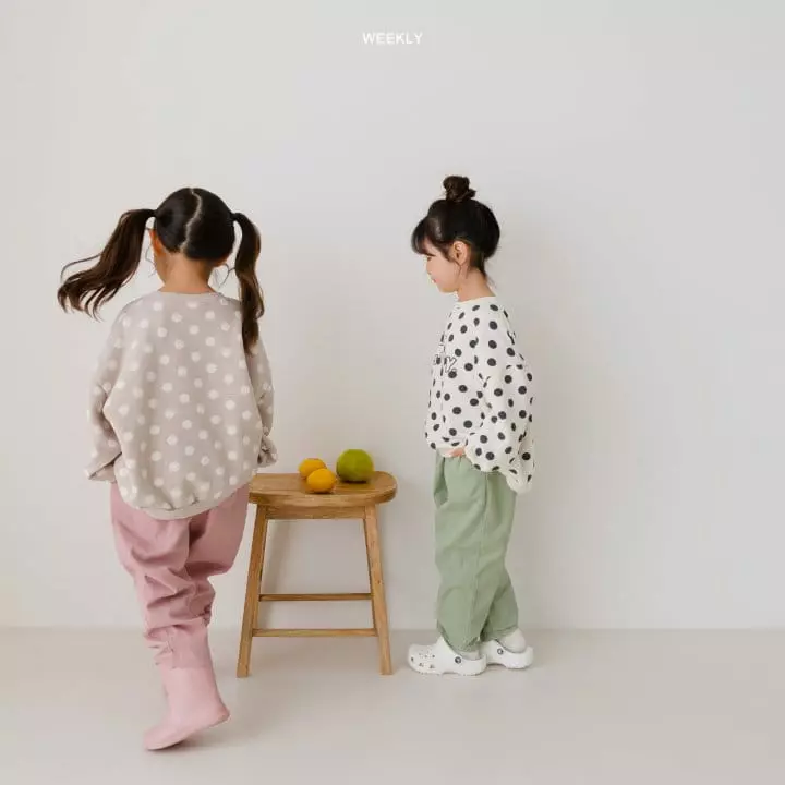 Weekly - Korean Children Fashion - #todddlerfashion - Melon Cotton Baggy Pants - 12