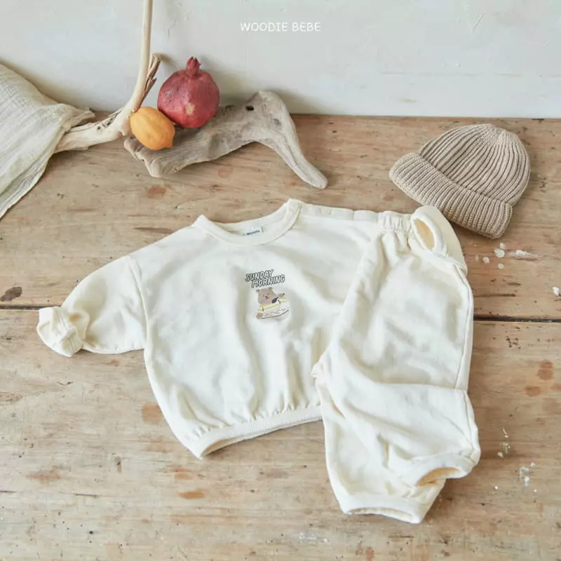 Woodie - Korean Baby Fashion - #babyboutique - Sunday Top Bottom Set - 2
