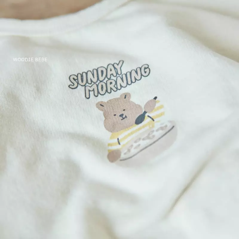 Woodie - Korean Baby Fashion - #babyboutiqueclothing - Sunday Top Bottom Set - 3