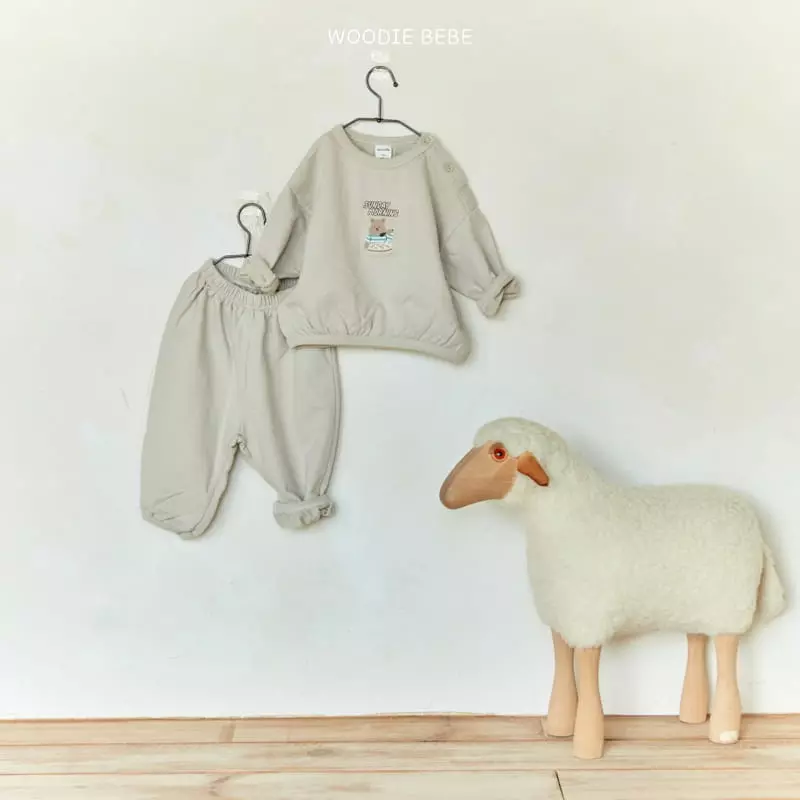 Woodie - Korean Baby Fashion - #babyfashion - Sunday Top Bottom Set - 5