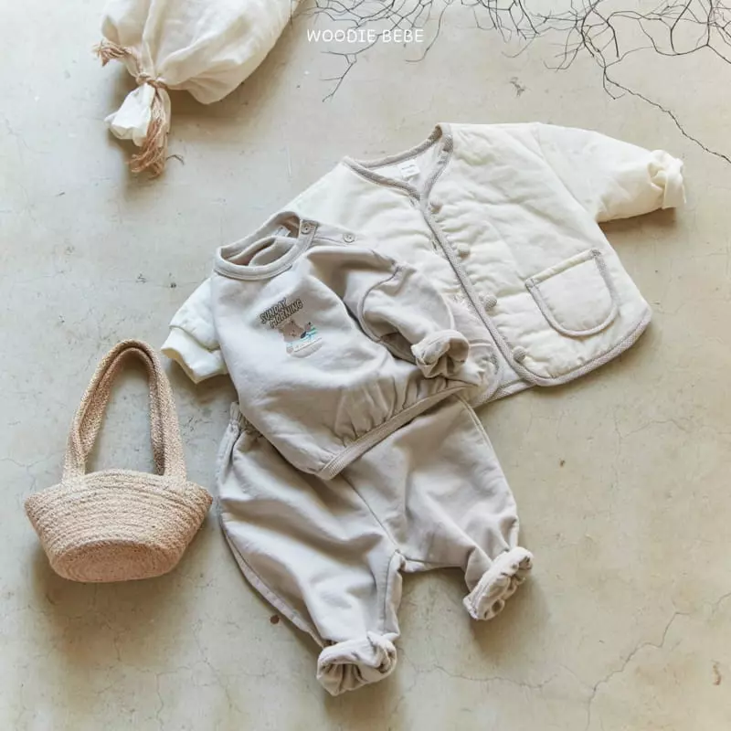 Woodie - Korean Baby Fashion - #babylifestyle - Sunday Top Bottom Set - 8