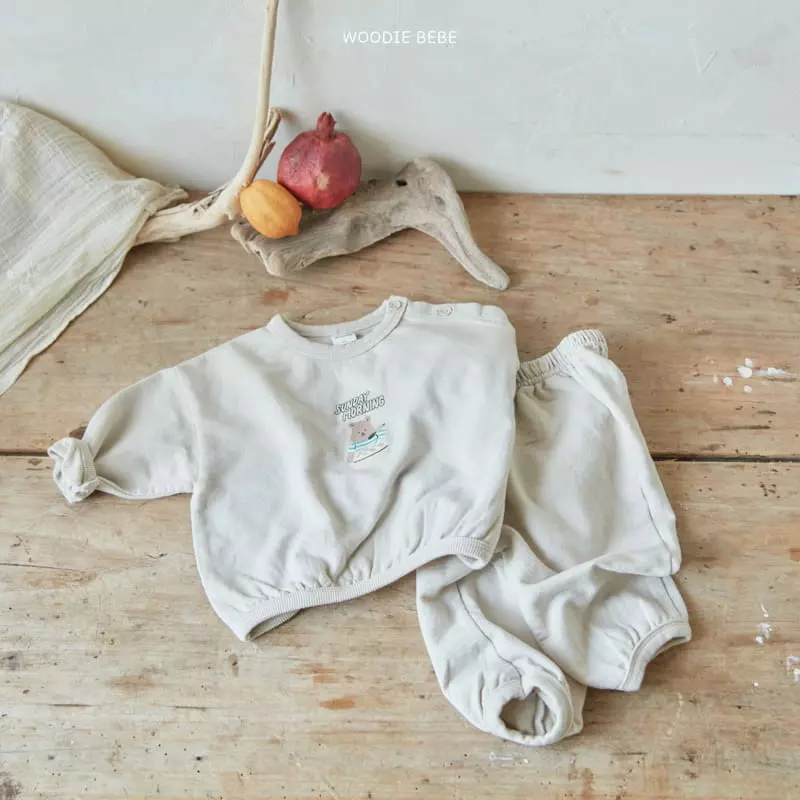 Woodie - Korean Baby Fashion - #smilingbaby - Sunday Top Bottom Set