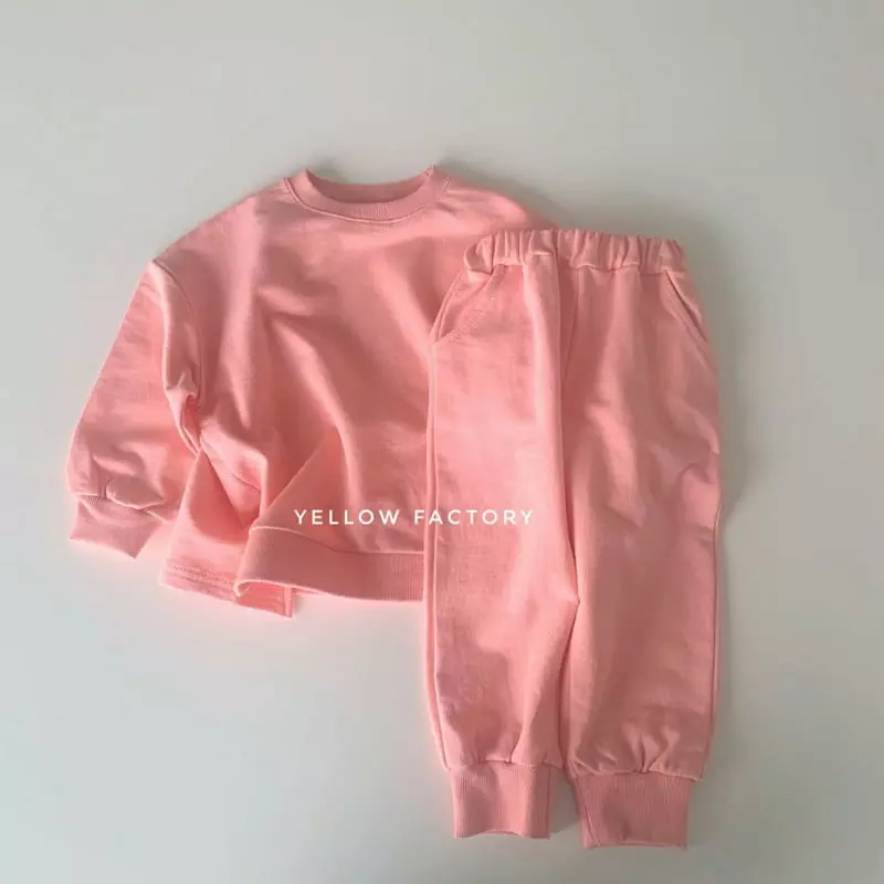 Yellow Factory - Korean Children Fashion - #childofig - Pastel Top Bottom Set - 8