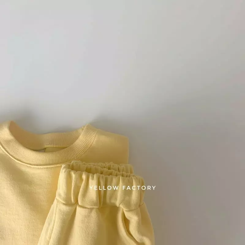 Yellow Factory - Korean Children Fashion - #fashionkids - Pastel Top Bottom Set - 12