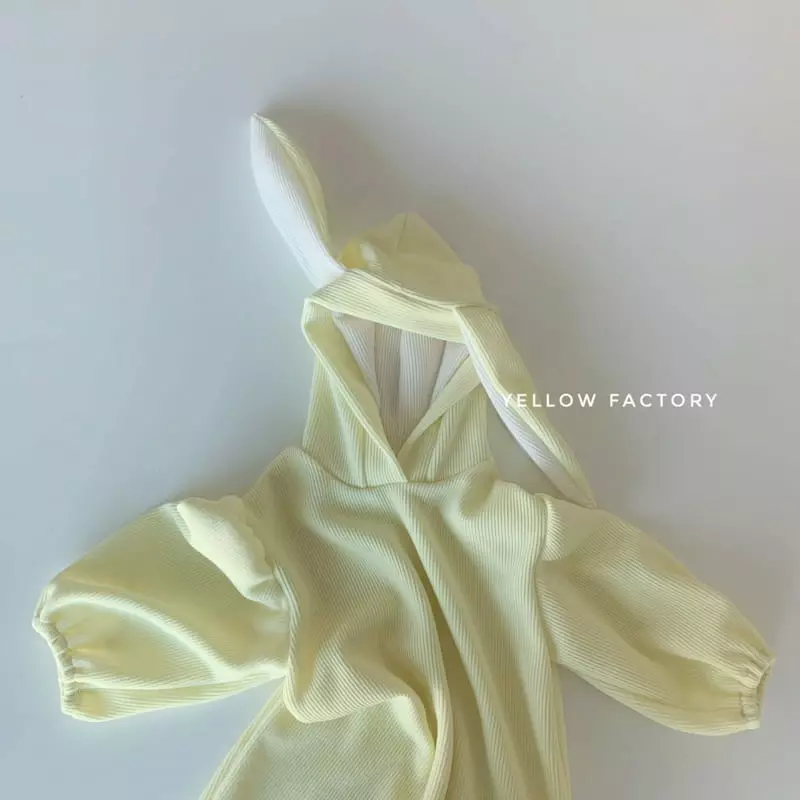 Yellow Factory - Korean Children Fashion - #kidsstore - Baby Rabbit One-piece - 11