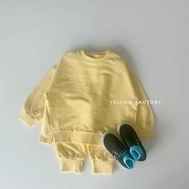 Yellow Factory - Korean Children Fashion - #littlefashionista - Pastel Top Bottom Set - 4