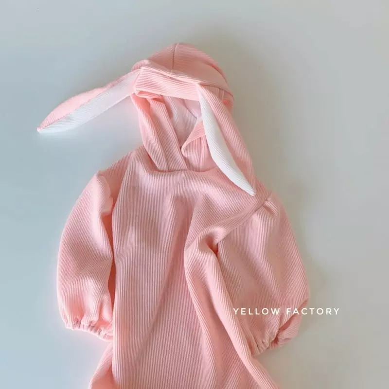 Yellow Factory - Korean Children Fashion - #todddlerfashion - Baby Rabbit One-piece - 2