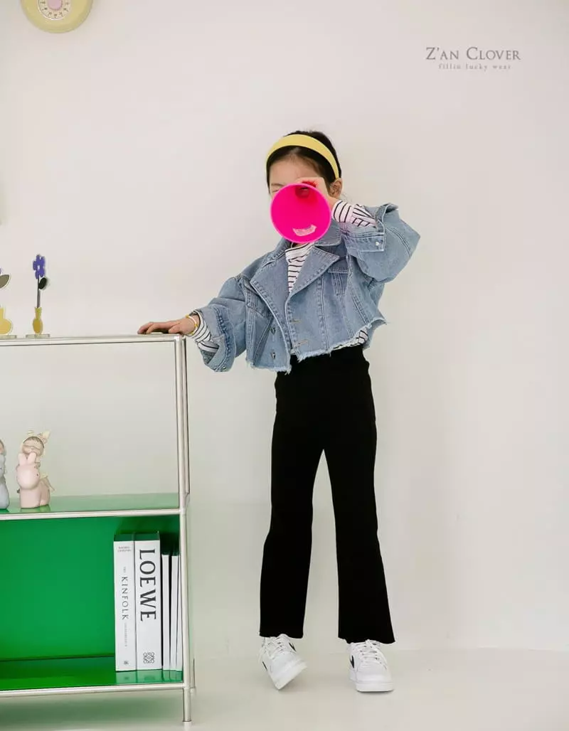 Zan Clover - Korean Children Fashion - #Kfashion4kids - Denim Jacket - 5