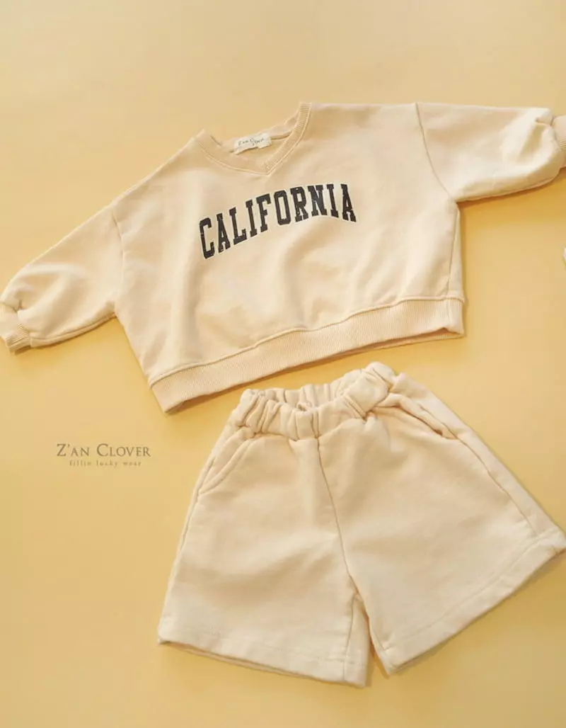 Zan Clover - Korean Children Fashion - #Kfashion4kids - California Top Bottom  Set  - 3