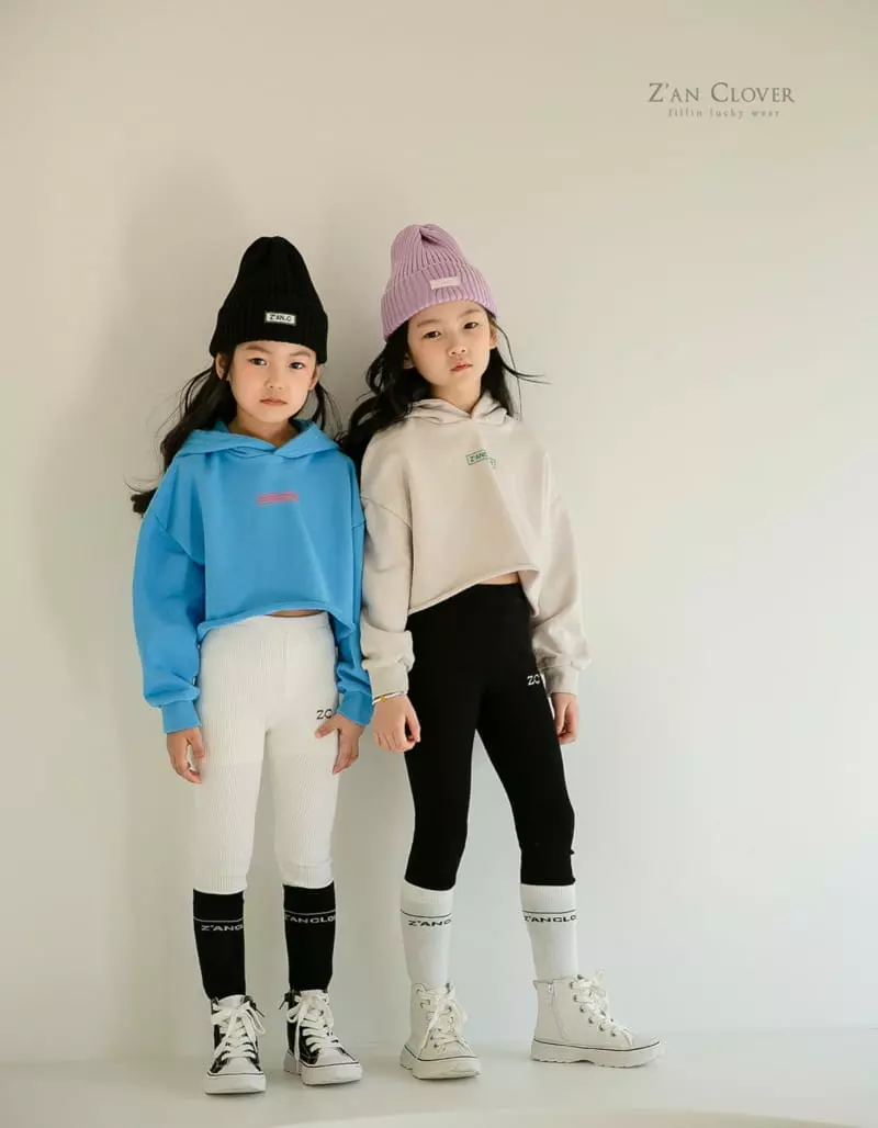 Zan Clover - Korean Children Fashion - #Kfashion4kids - Crop Hoody - 3