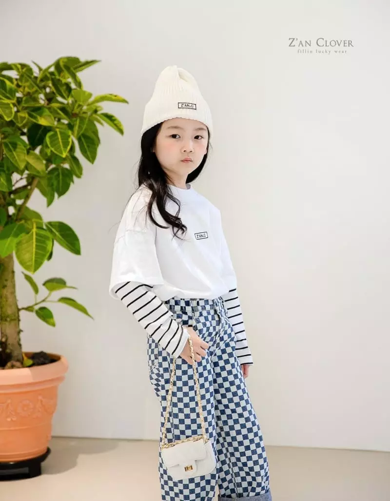 Zan Clover - Korean Children Fashion - #childofig - Checker Jeans - 7