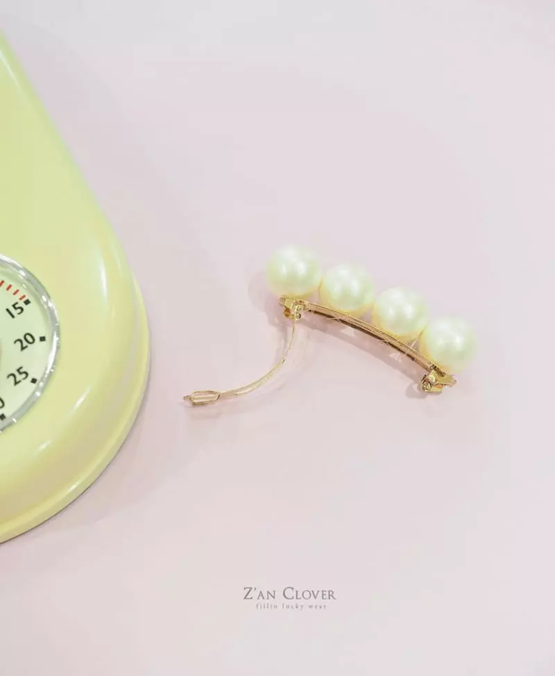Zan Clover - Korean Children Fashion - #designkidswear - Pearl Hairpin - 8