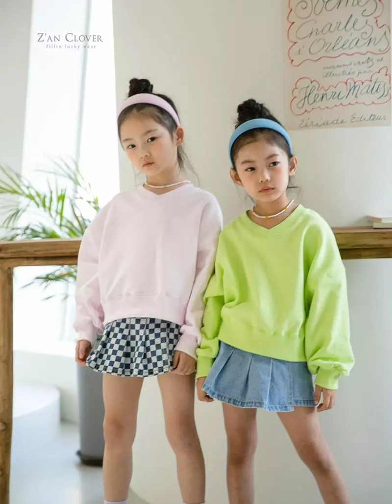 Zan Clover - Korean Children Fashion - #discoveringself - Ice Sandy Sweatshirt - 2